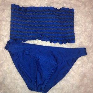 Smocked bikini set